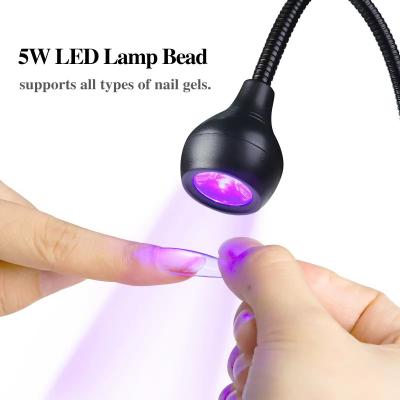 mini nail UV glue curing lamp nail table lamp