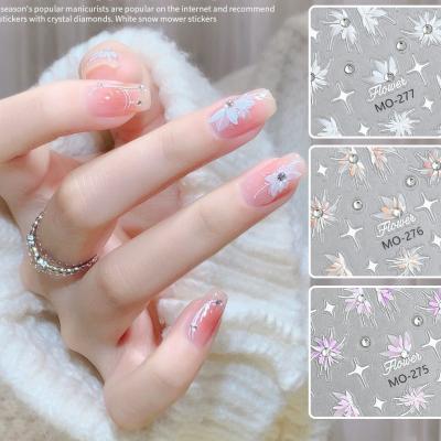 Colorful Flower sticker Nail stone Sticker 