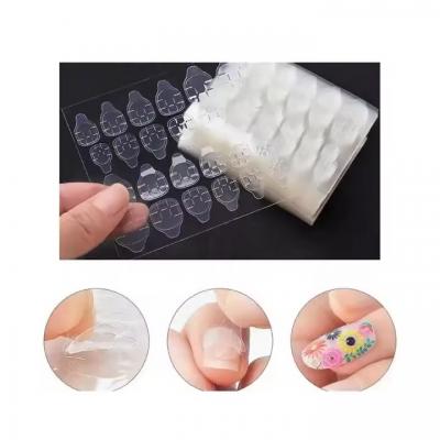 Double Sides Nail Glue Sticker Fingernails Nail Glue Jelly Gel Tape Adhesive Tabs Transparent Flexible Fake Nails Tips