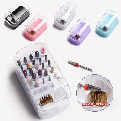 30 Holes Nail Art Drill Storage Box