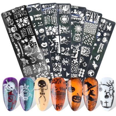 Halloween Nail Stamping Plates  Nail Printing Stencil Templates