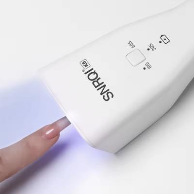 storage handheld nail lamp portable wireless nail baking lamp K6