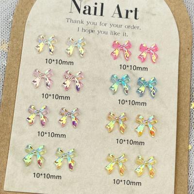 Bows Resin Nail Jewelry Bowknot Nail Accessories 