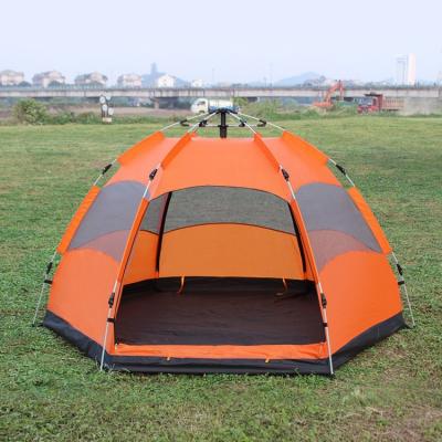 New Hexagonal Automatic Tent 4-5 People Double Camping Tent