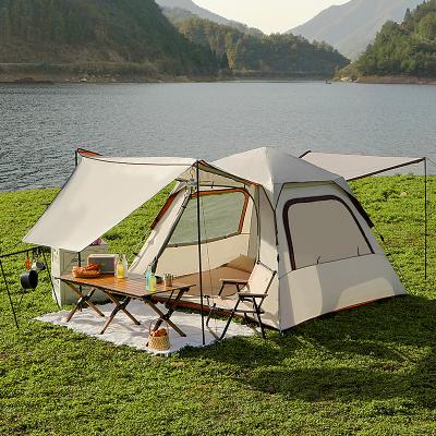 Outdoor Integrated Portable Fully Automatic 2-in-1 Waterproof Camping Tent