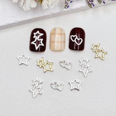 3d Alloy Crystal Star Nail Art Charms