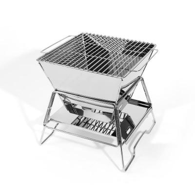 Outdoor Camping Fire Burning Table Charcoal Barbecue Grill Picnic